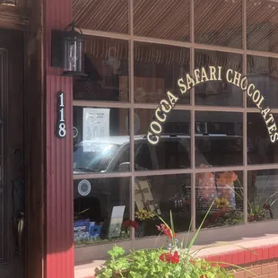 the outside of the building