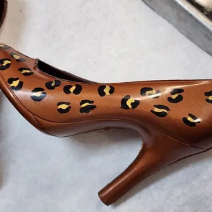 High heel shoe made of chocolate!
