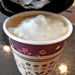 6-27-2018 Sugar- Free Decaf Hazelnut Latte w Soy