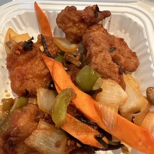 This is menu item 49.  Fish in garlic sauce.