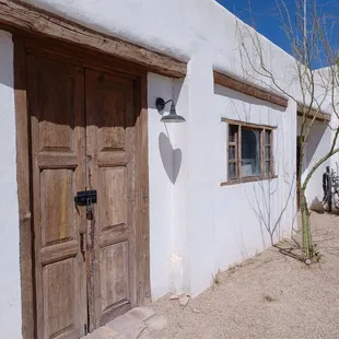 Outside courtyard