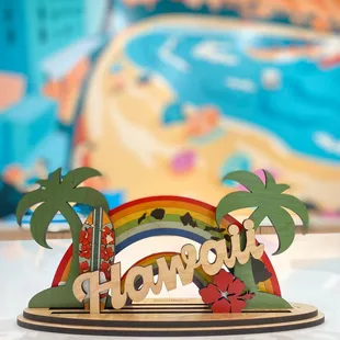 Create your own custom wooden sign! Start with a surfboard. Add characters and icons to make it your own. #LongboardLetters
