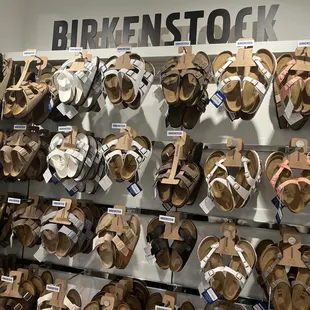 Birkenstock footwear styles