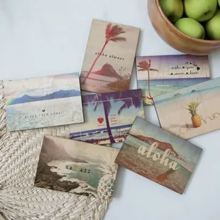 Send aloha near and far with birchwood postcards. Designed &amp; made in Hawaii.