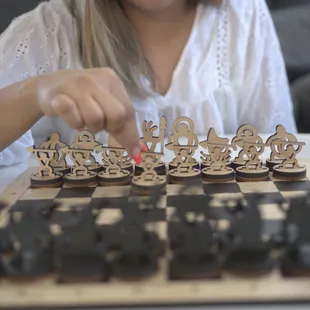 Our classic Hawaiian Chess set is a must-have for any chess lover!