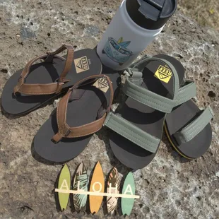 Comfy slippers, island decor and authentic gifts.
