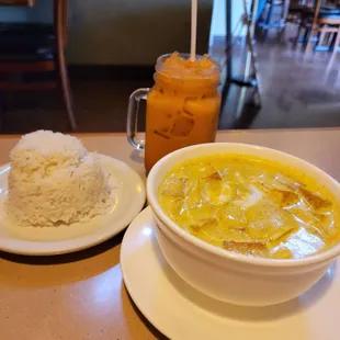 Ka Ree yellow curry with added tofu