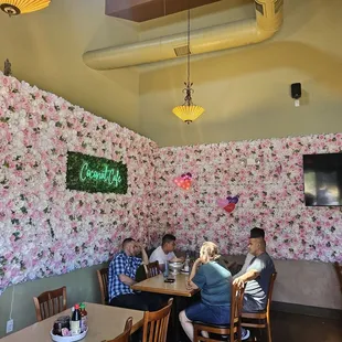 Cute flower wall