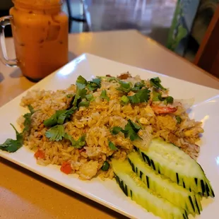 Seafood combo fried rice