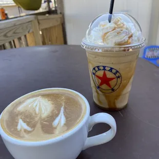 Cappuccino, Caramel frappe