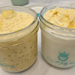 Mango (left) and Durian (right)