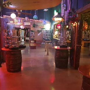 the inside of the restaurant