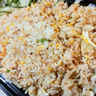 Blue Crab Fried Rice (03/08/21 via Grubhub Delivery)