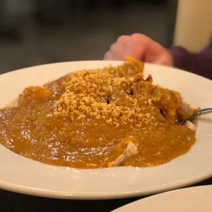 Rama spinach peanut curry