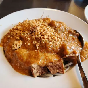 Peanut curry with tofu