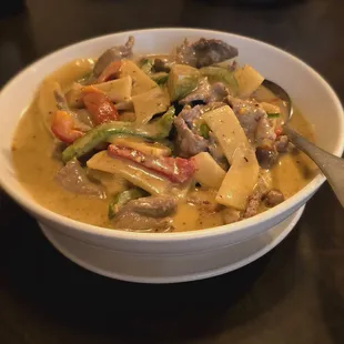 Green Curry Beef
