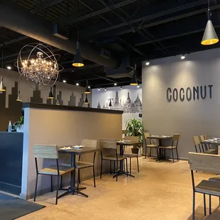 Inside the restaurant, beautiful decor