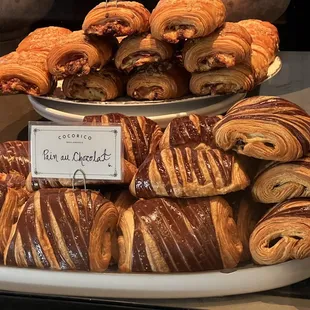 Beautiful pain au chocolat