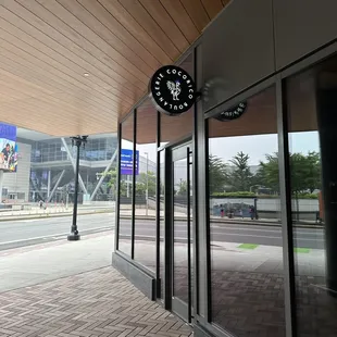 outside