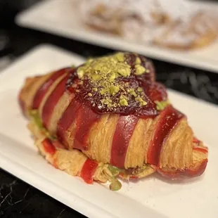 Raspberry Pistachio Croissant