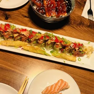 food, sushi and sashimi, sashimi, sushi