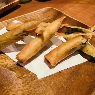 Fish Egg Spring Rolls