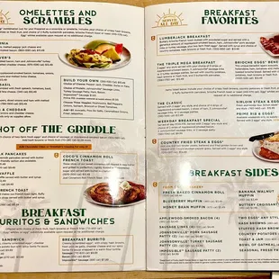 Breakfast Menu