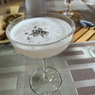 Lavender cocktail