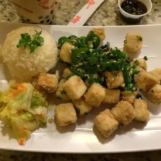 Peppercorn Tofu With Rice