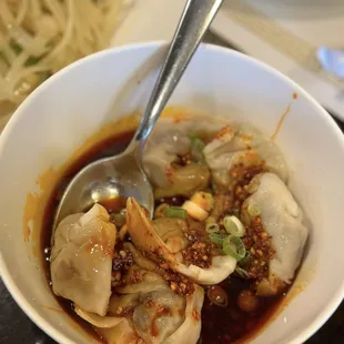 Red Chili Oil Dumpling