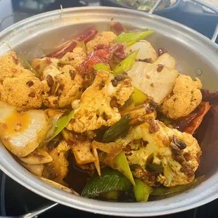 Cauliflower Chili Pot