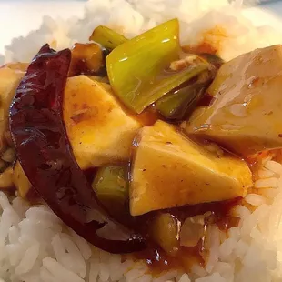 Ma Po Tofu with pork