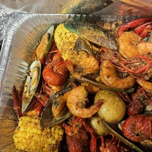 Wifes Seafood Combo #1. Good portion