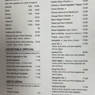Menu 10-21