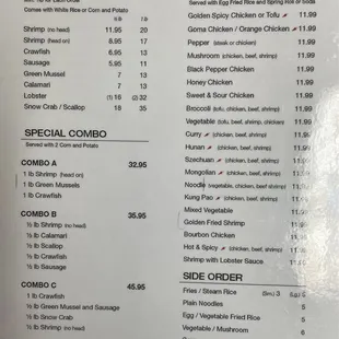 Menu 10-21