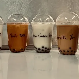 fruit flavor bubble tea