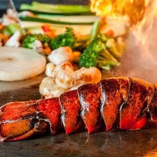 Hibachi lobster
