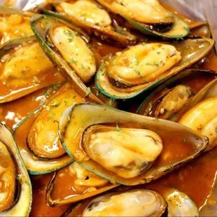 cajun seafood/green mussel