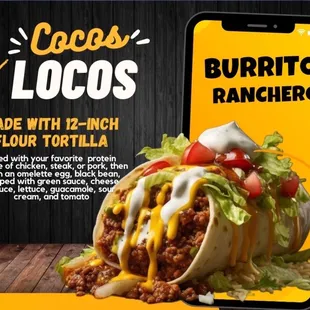 burritos and wraps, food