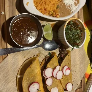 Birria Tacos Plate