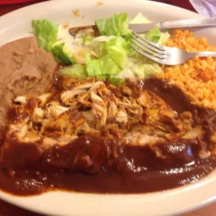 Having the pollo and mole delicious have been  coming ever since I Yelped it a month ago for breakfast and lunch