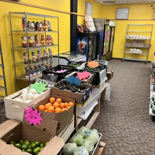 Fresh produce at Coco's market