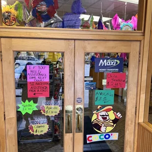 Entrance to Coco's Market