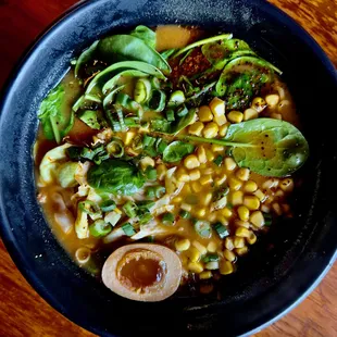 The vegetarian Ramen dish,