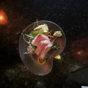 Hamachi sashimi