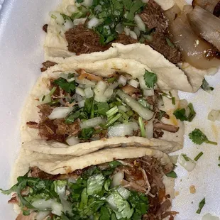 Their street tacos