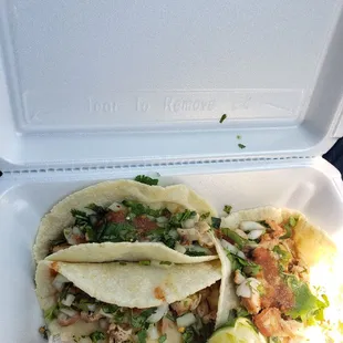 Chicken tacos