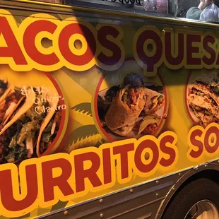 tacos, outside