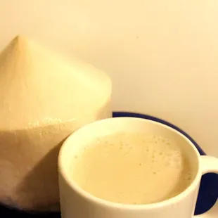 Hot coconut drink