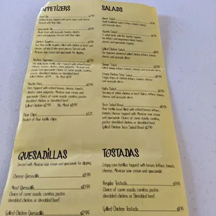 Menu 1/16/22